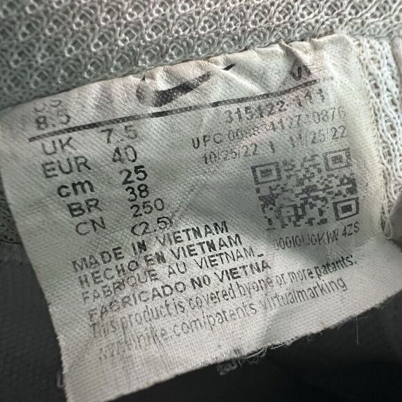 Nike Air Force 1 Low Custom Cow Print Lace Up Shoes Sneakers Women's 8.5 - Picture 8 of 9